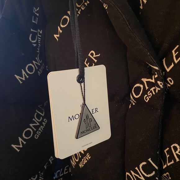 Moncler caille logo jacquard quilted jacket NWT - Picture 10 of 11